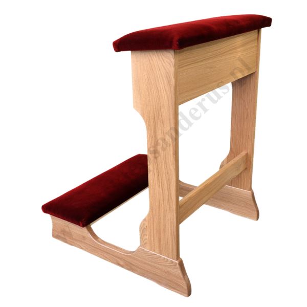 KLĘCZNIK DREWNIANY JASNY TAPICEROWANY - 65707