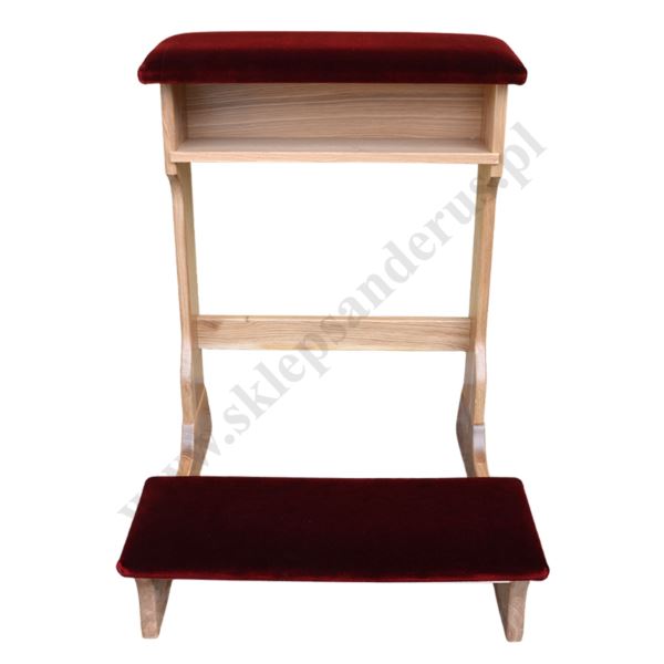 KLĘCZNIK DREWNIANY JASNY TAPICEROWANY - 65707