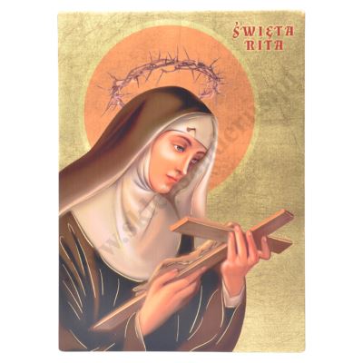 ŚWIĘTA RITA - ikona 29 x 39 cm - 47457
