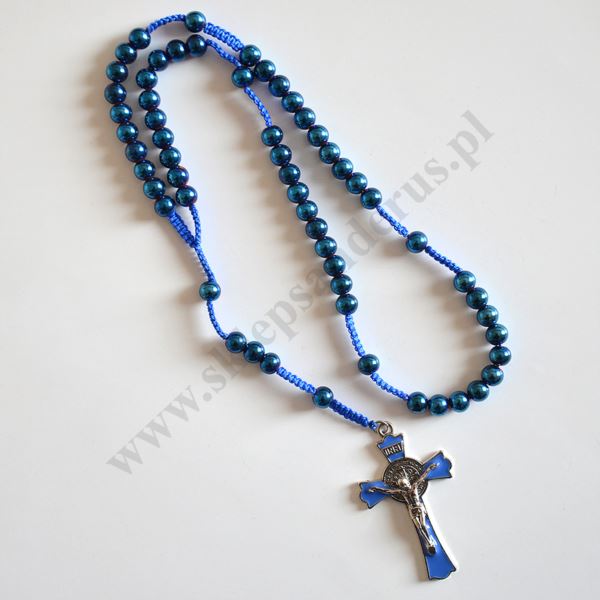 RÓŻANIEC HEMATYT - mix kolorów - 62838