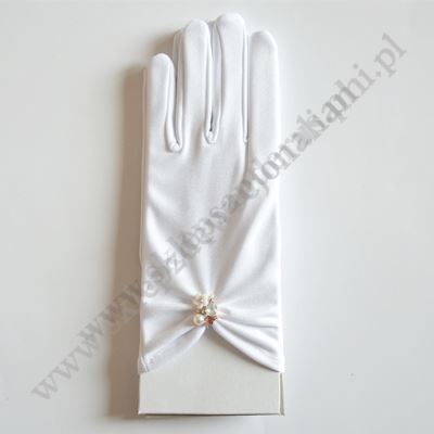 RĘKAWICZKI KOMUNIJNE DLA DZIEWCZYNKI - 88571