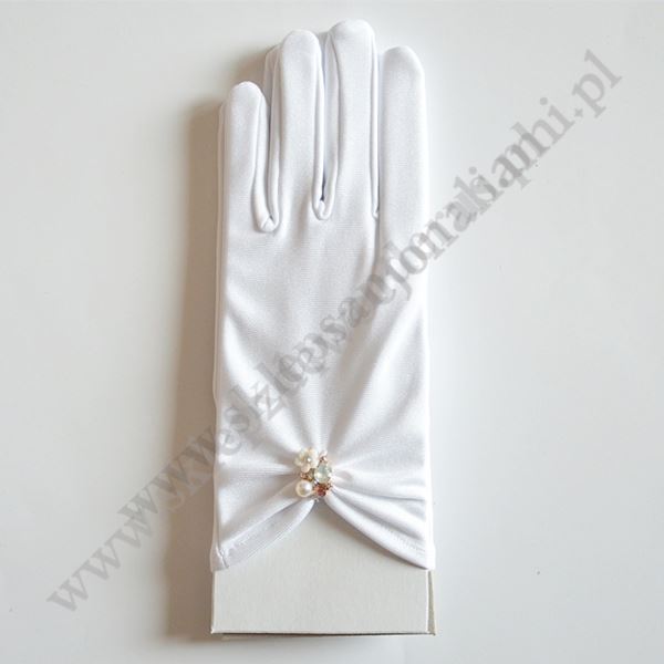 RĘKAWICZKI KOMUNIJNE DLA DZIEWCZYNKI - 88571