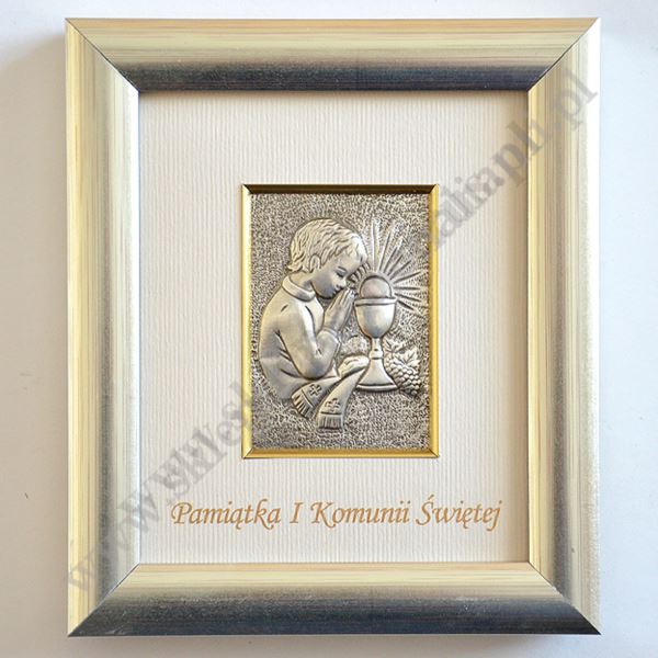 PAMIĄTKA I KOMUNII ŚWIĘTEJ - obrazek format 12.6 x 14.5 cm - 0163