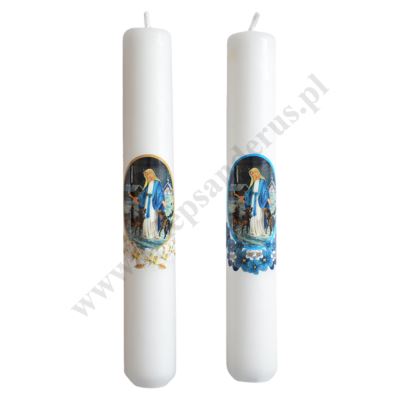 GROMNICA PARAFINOWA BIAŁA Z NAKLEJKĄ - 19/3 - 66245