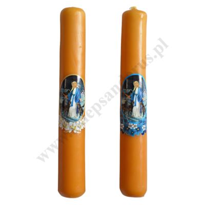 GROMNICA OBLEWANA WOSKIEM Z NAKLEJKĄ - 19/3 - 0868