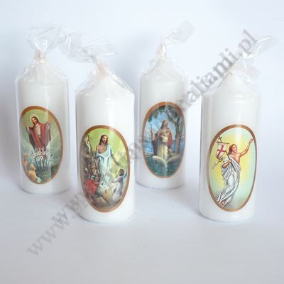 ŚWIECA WIELKANOCNA - wys.11 cm - 4772