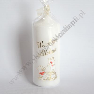 ŚWIECA PASCHALNA - wys. 11 cm - 4862