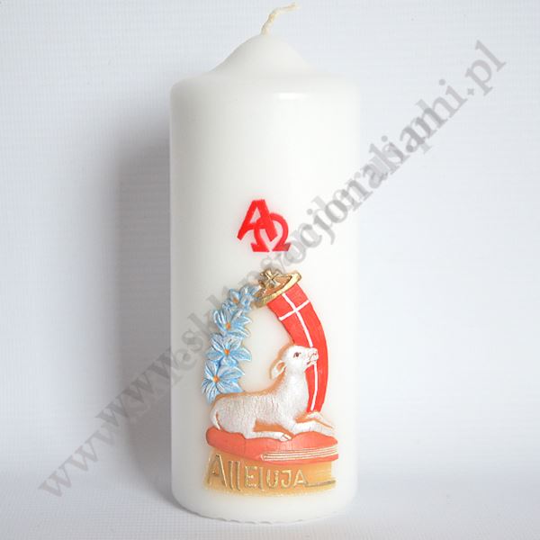 ŚWIECA WIELKANOCNA - wys. 15 cm - 10296