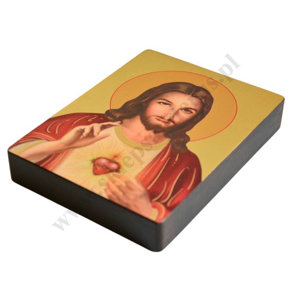 SERCE PANA JEZUSA - ikona 12 x 16 cm - 3302-B