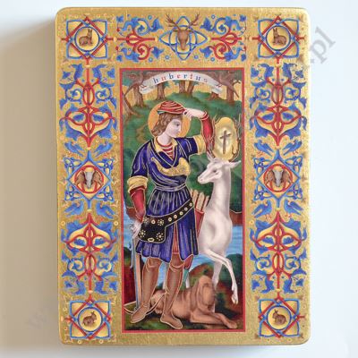 ŚWIĘTY HUBERT - ikona 12 x 16 cm - 3050-B