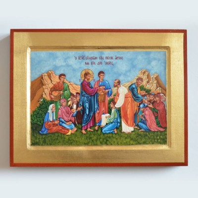 ROZMNOŻENIE CHLEBA - ikona 31 x 24 cm - 88597