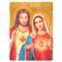 SERCE JEZUSA I SERCE MATKI BOŻEJ - ikona 17 x 23 cm - 51529