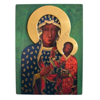 MATKA BOŻA CZĘSTOCHOWSKA - ikona 17 x 23 cm - 67721