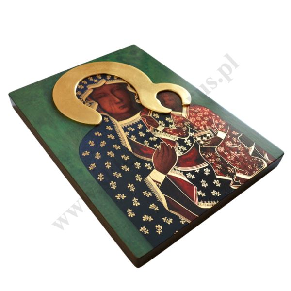 MATKA BOŻA CZĘSTOCHOWSKA - ikona 17 x 23 cm - 67721