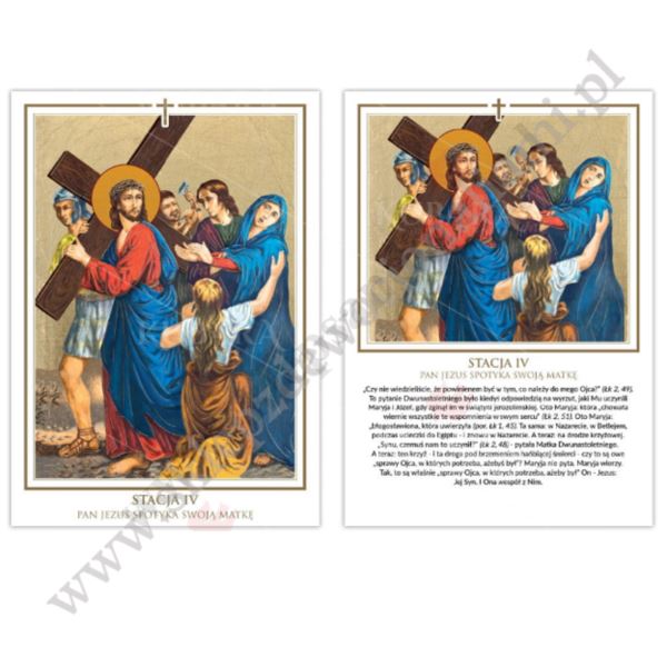 STACJE DROGI KRZYŻOWEJ - komplet 21 x 30 cm - 88906