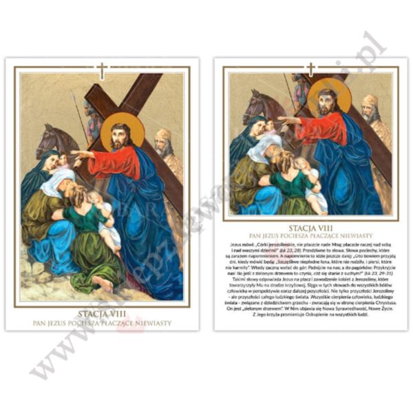 STACJE DROGI KRZYŻOWEJ - komplet 21 x 30 cm - 88906