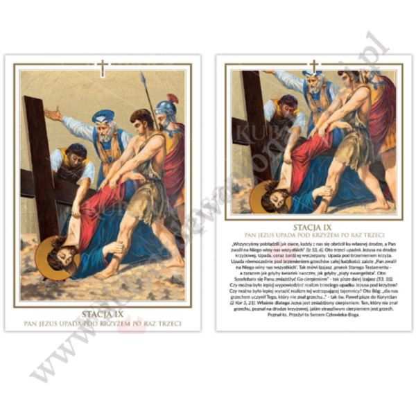 STACJE DROGI KRZYŻOWEJ - komplet 21 x 30 cm - 88906