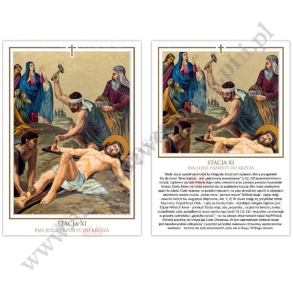 STACJE DROGI KRZYŻOWEJ - komplet 21 x 30 cm - 88906