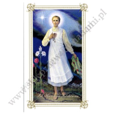 BŁ KAROLINA KÓZKÓWNA - obrazek 6.5 x 11 cm - paczka 100 szt. - 88643