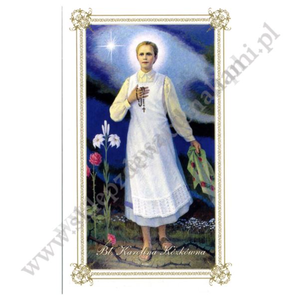 BŁ KAROLINA KÓZKÓWNA - obrazek 6.5 x 11 cm - paczka 100 szt. - 88643