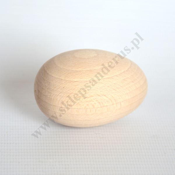 PISANKA DREWNIANA NIE MALOWANA - wys. 6 cm - 4479