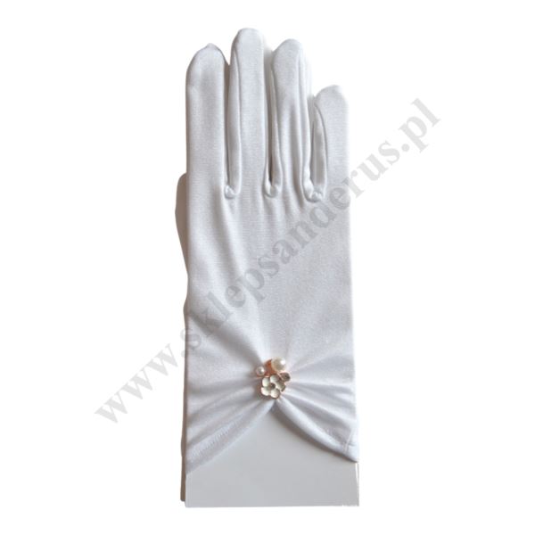 RĘKAWICZKI KOMUNIJNE DLA DZIEWCZYNKI - 88570