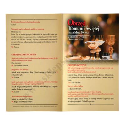 OBRZĘD KOMUNII ŚWIĘTEJ POZA MSZĄ ŚWIĘTĄ - 5368