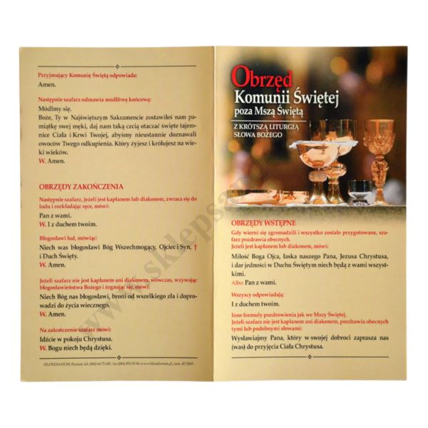 OBRZĘD KOMUNII ŚWIĘTEJ POZA MSZĄ ŚWIĘTĄ - 5368