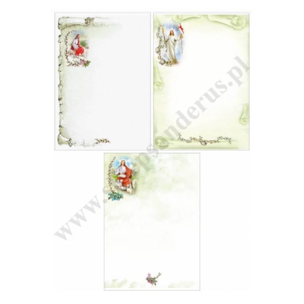 WIELKANOCNA PAPETERIA - format A5 - mix 3 wzory - KPL.25 szt. - 65720