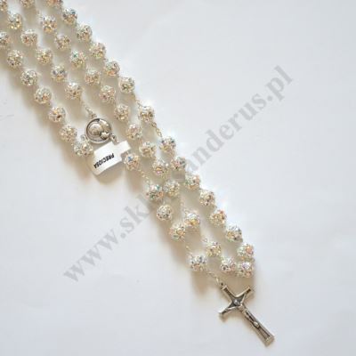 RÓŻANIEC - kamyczki Swarovskiego + ETUI - 4288