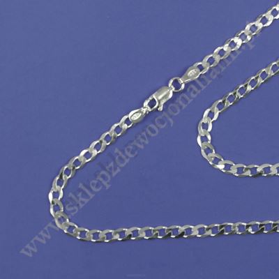 ŁANCUSZEK - długość 50 cm, szerokość 3.7  mm - 0162