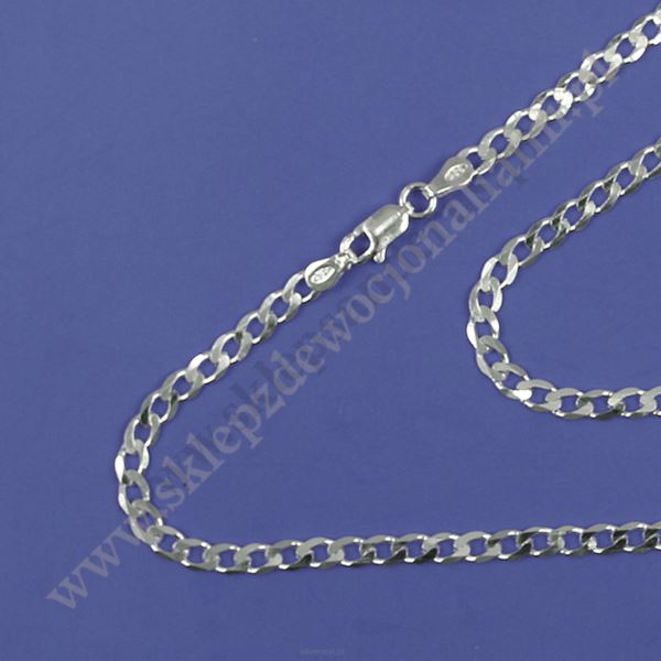 ŁANCUSZEK - długość 50 cm, szerokość 3.7  mm - 0162