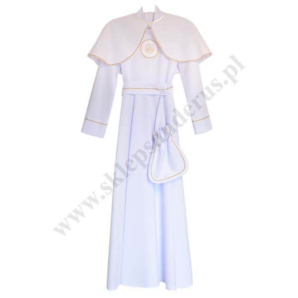 SUKIENKA KOMUNIJNA Z PELERYNKĄ - 9579