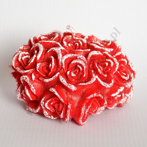 ŚWIECA SERCE RÓŻA - 72368