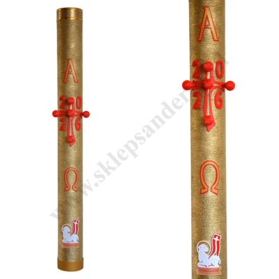 PASCHAŁ OLEJOWY - ZŁOTY - wys. 100 cm - 2514