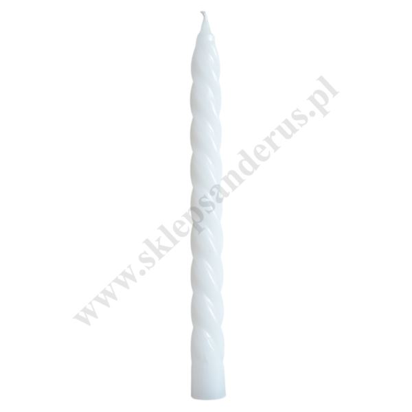 ŚWIECA STOŁOWA KRĘCONA - wys. 21 cm - 71998