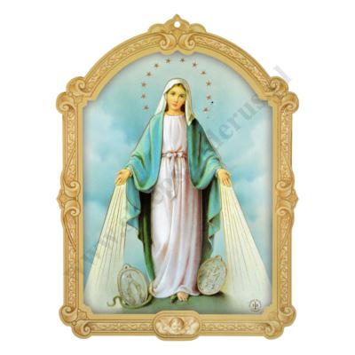 MATKA BOŻA NIEPOKALANA - obrazek 16.8 x 22.7 cm - 38638