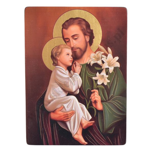 ŚWIĘTY JÓZEF - ikona 17 x 23 cm - 5107