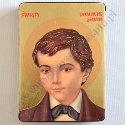 ŚW. DOMINIK SAVIO - ikona 12 x 16 cm - 3477-B