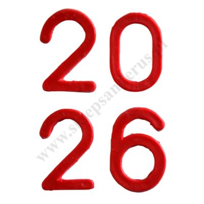 CYFRY NA PASCHAŁ - aplikacja wys. 3.5 cm - 5946