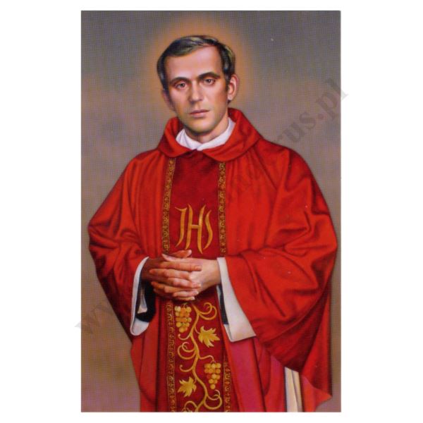 BŁ. KS.JERZY POPIEŁUSZKO - obrazek 6.5 x 10 cm - paczka 100 szt. - 30126