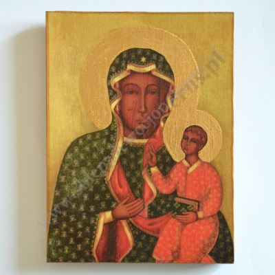 MATKA BOŻA CZĘSTOCHOWSKA - ikona 15 x 20 cm - 87670