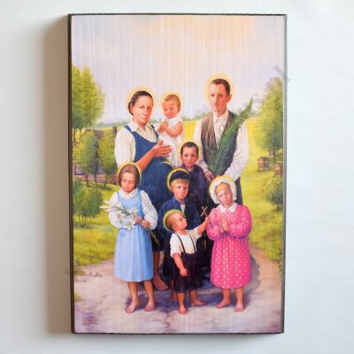 BŁ.RODZINA ULMÓW - ikona 25.5 x 38 cm - 75735