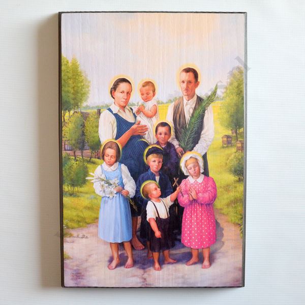 BŁ.RODZINA ULMÓW - ikona 25.5 x 38 cm - 75735