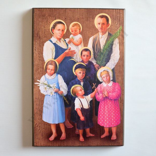 BŁ.RODZINA ULMÓW - ikona 25.5 x 38 cm - 75736