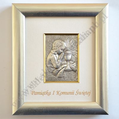 PAMIĄTKA I KOMUNII ŚWIĘTEJ - obrazek format 12.6 x 14.5 cm - 0163