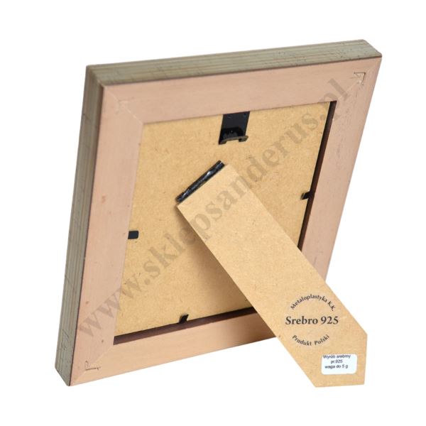 MATKA BOŻA Z DZIECIĄTKIEM - pamiątka Chrztu Świętego - format 14.5 x 16.5 cm - 7619