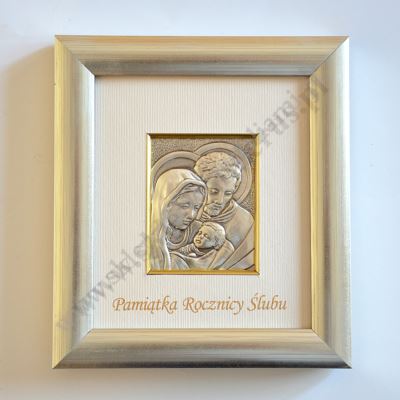 ŚWIĘTA RODZINA - pamiątka rocznicy ślubu - format 12.6 x 14.5 cm - 0178