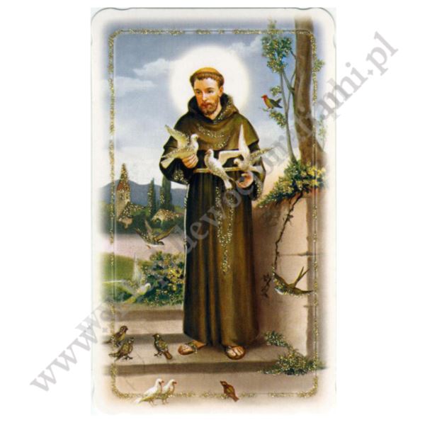 OBRAZKI ŚW.FRANCISZKA Z ASYŻU - paczka 100 szt.