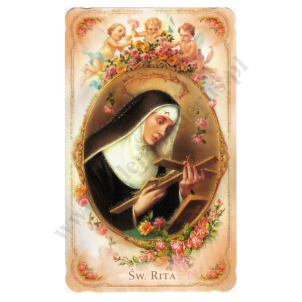 ŚWIĘTA RITA - obrazek 6.4 x 10.6 cm - paczka 100 szt. - 74504